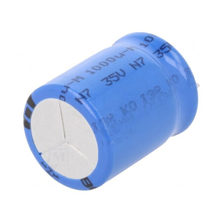 Condensator electrolitic 1000uF 35V THT | Electronic-mag.ro | Componente Electronice