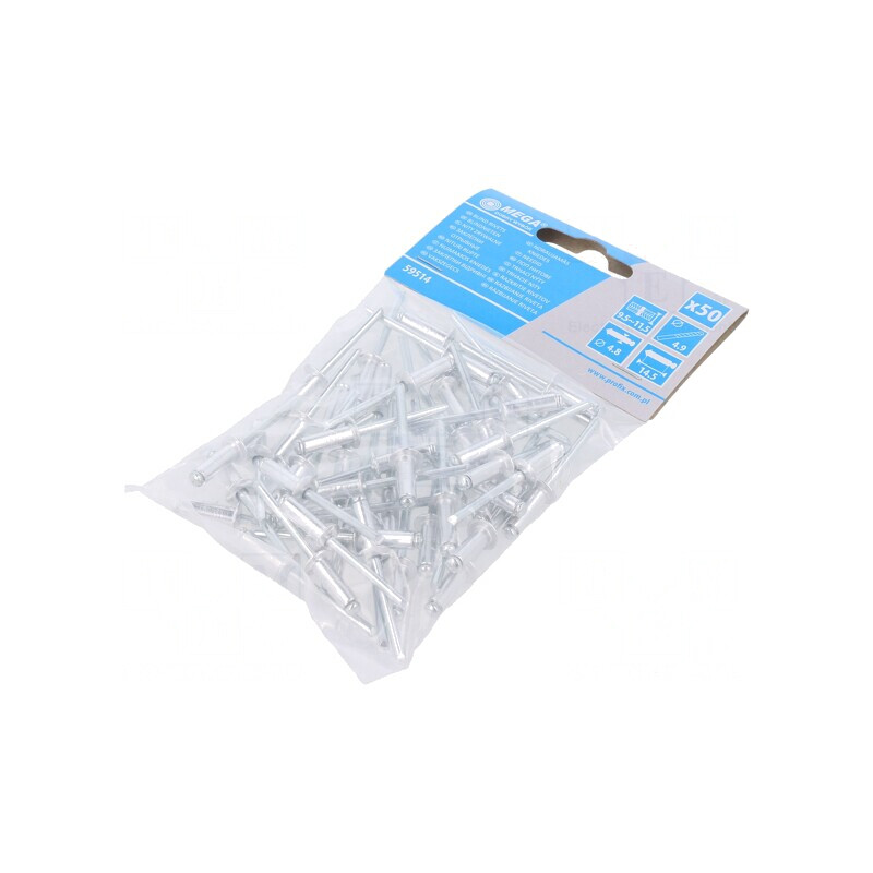Diblu Aluminiu 4,8mm x 14mm - Set 50 Buc. | Electronic-mag.ro | Componente Electronice Diblu Aluminiu 4,8mm x 14mm - Set 50 Buc. | Electronic-mag.ro | Componente Electronice