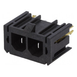 Conector: cablu-placă; SABRE; soclu; tată; PIN: 2; cositorit; 18A