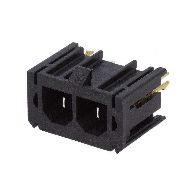 Conector cablu-placă SABRE 2 pini 18A cositorit | Electronic-mag.ro | Componente Electronice