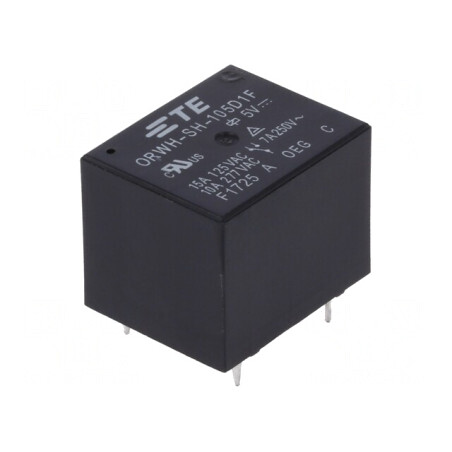 Releu electromagnetic SPDT 5VDC 10A pentru PCB | Electronic-mag.ro | Componente Electronice