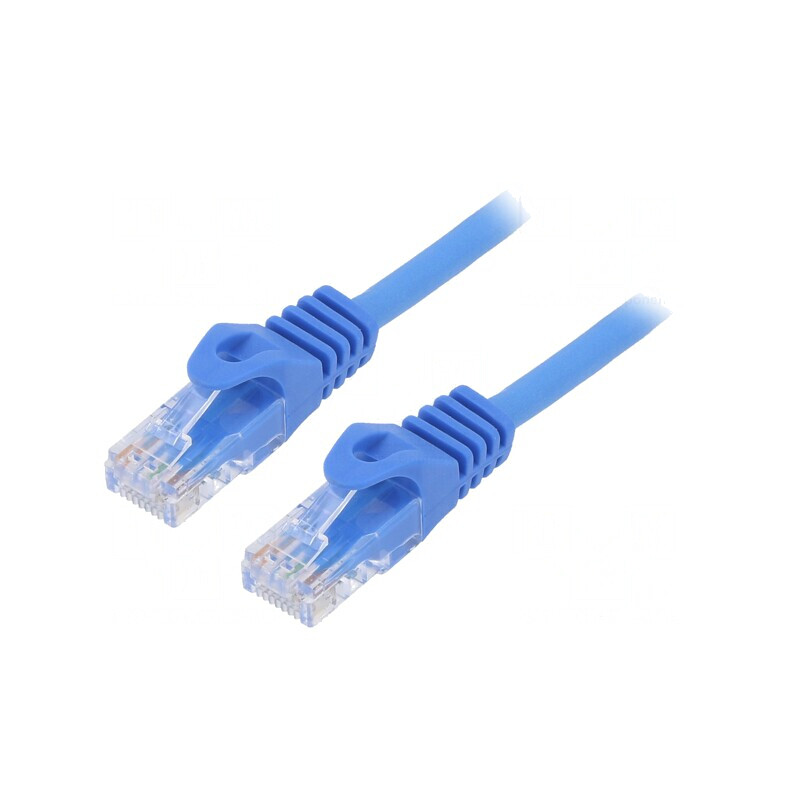 Patch Cord Ethernet UTP Cat6 Albastru 3m | Electronic-mag.ro | Componente Electronice