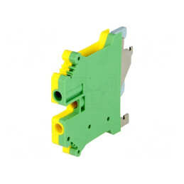 Conector de Îmbinare Șine 0,2-4mm² 2 Borne Galben-Verde | Electronic-mag.ro | Componente Electronice