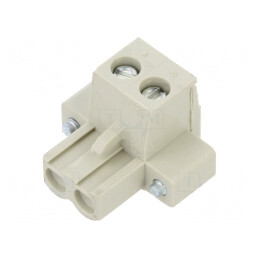 Regletă de Conexiuni Deconectabilă 5,08mm 2 Piste Drept Mufă | Electronic-mag.ro | Componente Electronice