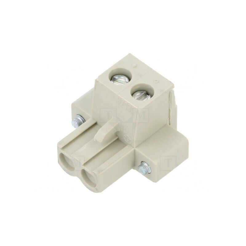Regletă de Conexiuni Deconectabilă 5,08mm 2 Piste Drept Mufă | Electronic-mag.ro | Componente Electronice