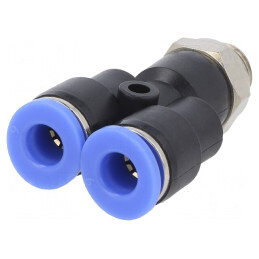 Racord Y push-in G 1/8 - 0,95-15bar | Electronic-mag.ro | Componente Electronice