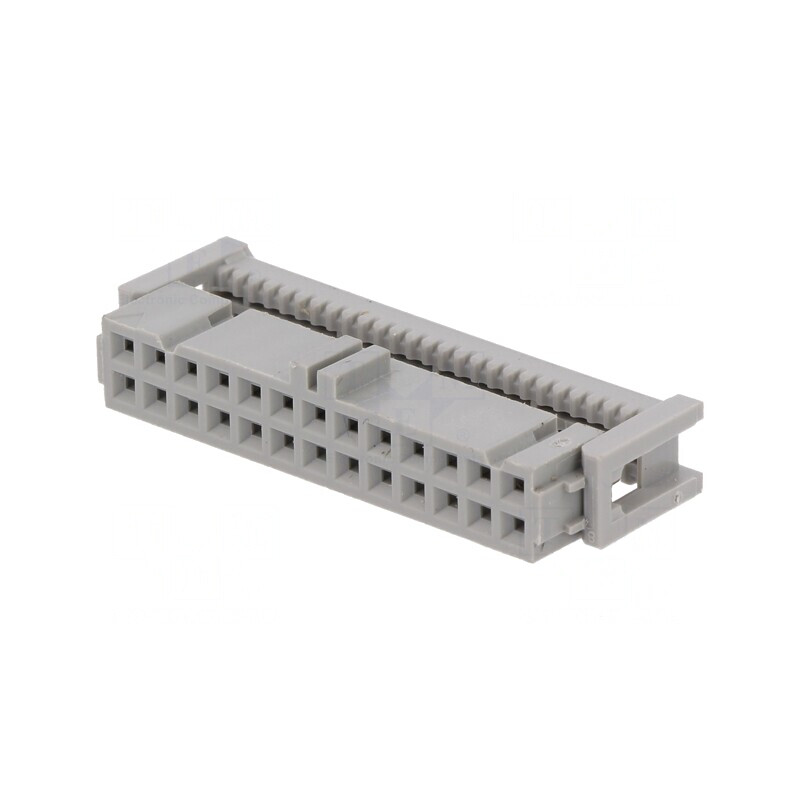 Mufă IDC Mamă 26 PIN Aurita pentru Cablu-Bandă 1.27mm 2.5A | Electronic-mag.ro | Componente Electronice