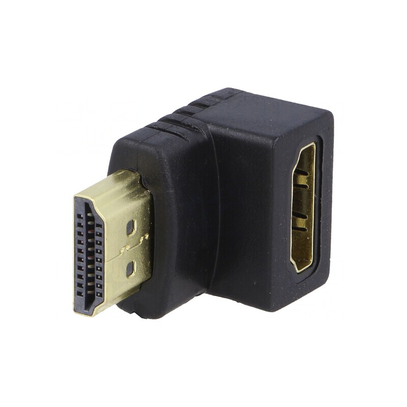 Adaptor HDMI 1.4 Soclu 90° Mufă Neagră | Electronic-mag.ro | Componente Electronice Adaptor HDMI 1.4 Soclu 90° Mufă Neagră | Electronic-mag.ro | Componente Electronice