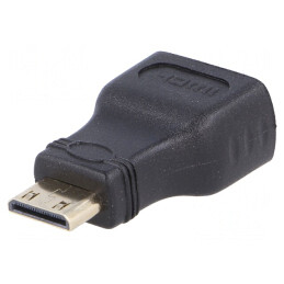 Adaptor HDMI 1.4 Soclu-Mini HDMI Mufă Neagră | Electronic-mag.ro | Componente Electronice