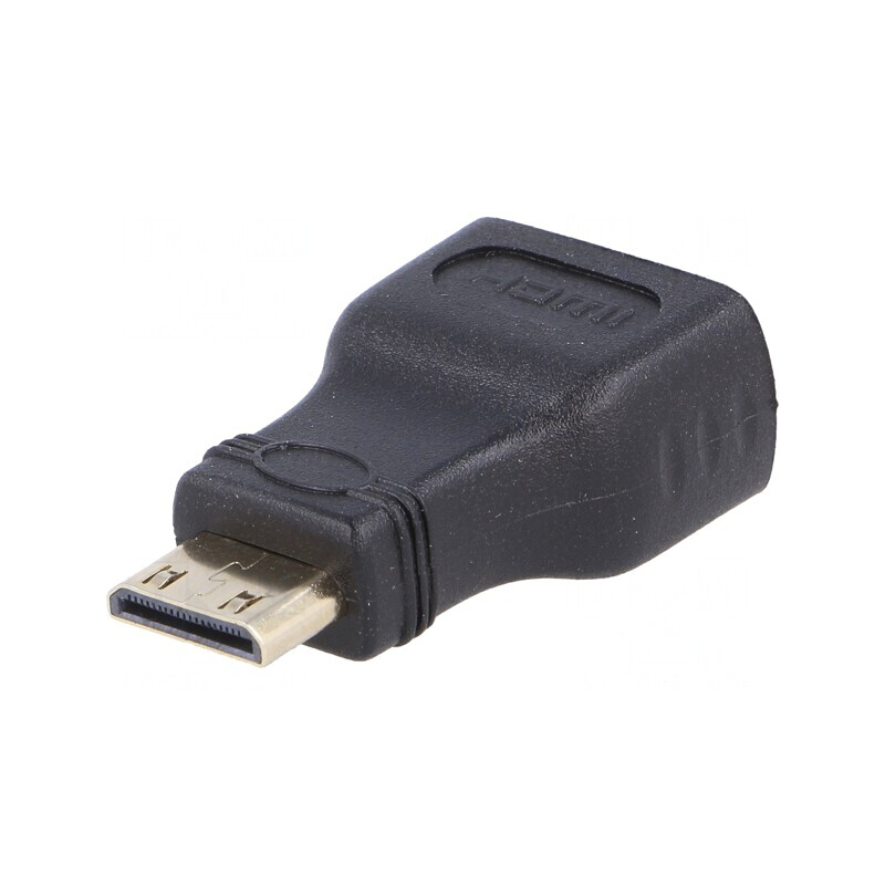 Adaptor HDMI 1.4 Soclu-Mini HDMI Mufă Neagră | Electronic-mag.ro | Componente Electronice
