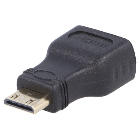 Adaptor HDMI 1.4 Soclu-Mini HDMI Mufă Neagră | Electronic-mag.ro | Componente Electronice