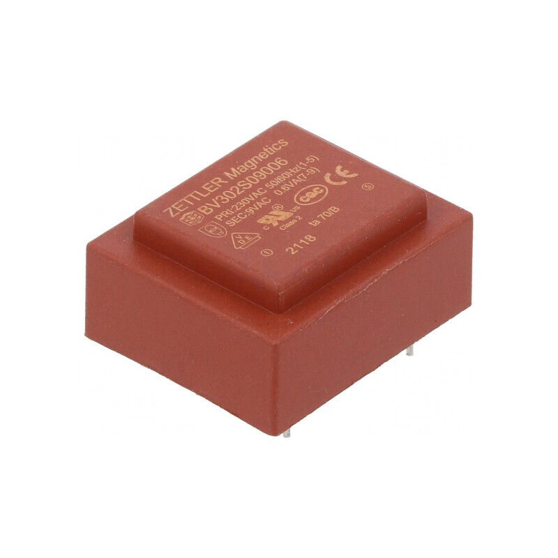 Transformator Encapsulat 0,6VA 230V 9V PCB | Electronic-mag.ro | Componente Electronice
