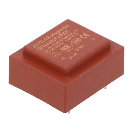 Transformator Encapsulat 0,6VA 230V 9V PCB | Electronic-mag.ro | Componente Electronice