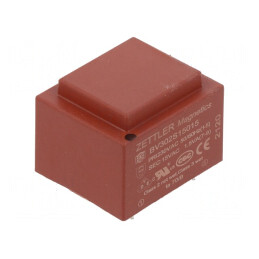 Transformator încapsulat 230VAC 15V 125mA 1.5VA PCB | Electronic-mag.ro | Componente Electronice