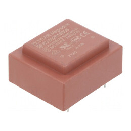 Transformator încapsulat 0,6VA 230VAC 18V 33mA PCB | Electronic-mag.ro | Componente Electronice