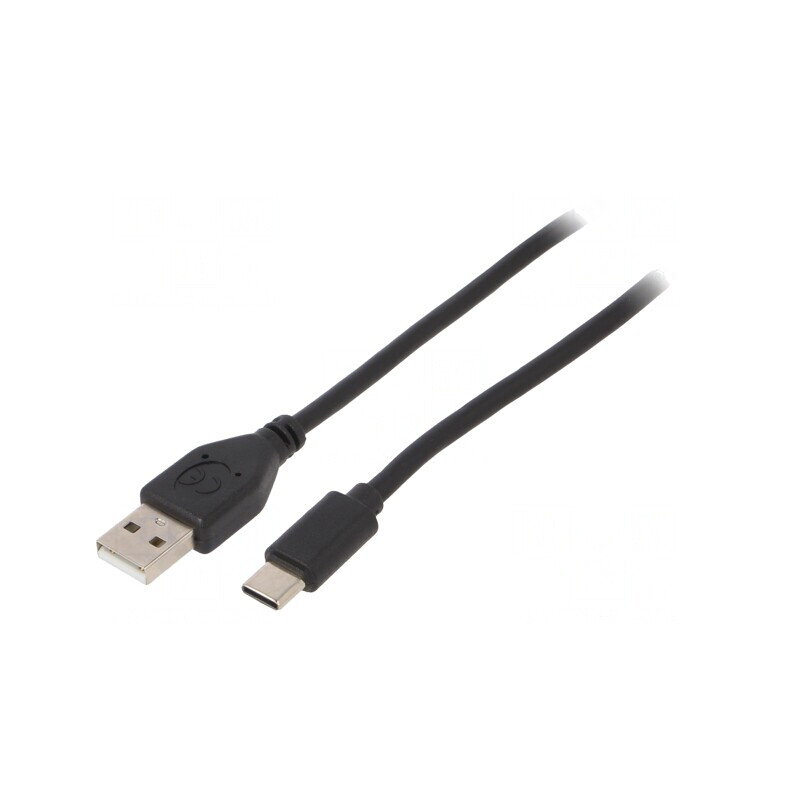Cablu USB 2.0 A la USB C Aurit 1,8m Negru PVC | Electronic-mag.ro | Componente Electronice Cablu USB 2.0 A la USB C Aurit 1,8m Negru PVC | Electronic-mag.ro | Componente Electronice