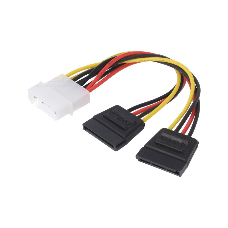 Cablu Alimentare SATA Molex 2x 0,2m | Electronic-mag.ro | Componente Electronice Cablu Alimentare SATA Molex 2x 0,2m | Electronic-mag.ro | Componente Electronice