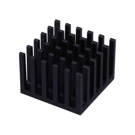 Radiator cu Aripioare BGA Negru 21x21mm | Electronic-mag.ro | Componente Electronice