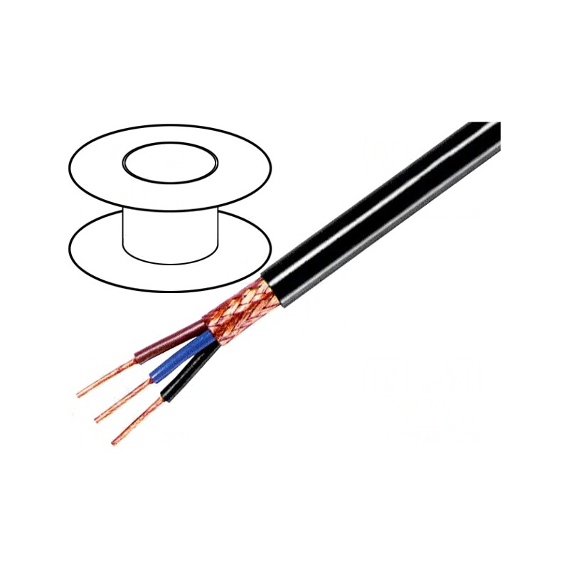 Cablu ecranat 3x0,25mm2 cupru 49V | Electronic-mag.ro | Componente Electronice Cablu ecranat 3x0,25mm2 cupru 49V | Electronic-mag.ro | Componente Electronice