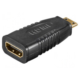 Adaptor HDMI la Mini HDMI Negru | Electronic-mag.ro | Componente Electronice