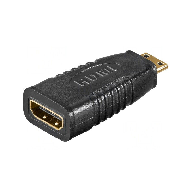 Adaptor HDMI la Mini HDMI Negru | Electronic-mag.ro | Componente Electronice