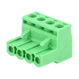 Regletă Conexiuni Deconectabilă 5,08mm 4 Piste Drept Mufă | Electronic-mag.ro | Componente Electronice