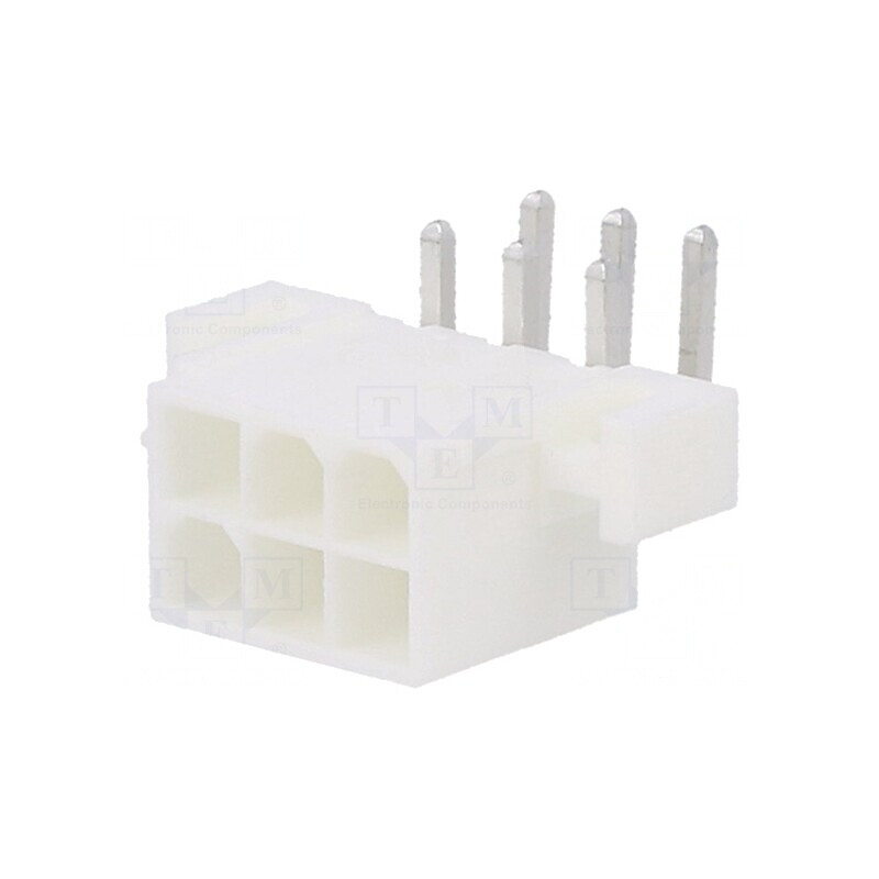 Soclu cablu-placă Mini-Fit Jr 4,2mm 6 pini THT | Electronic-mag.ro | Componente Electronice Soclu cablu-placă Mini-Fit Jr 4,2mm 6 pini THT | Electronic-mag.ro | Componente Electronice