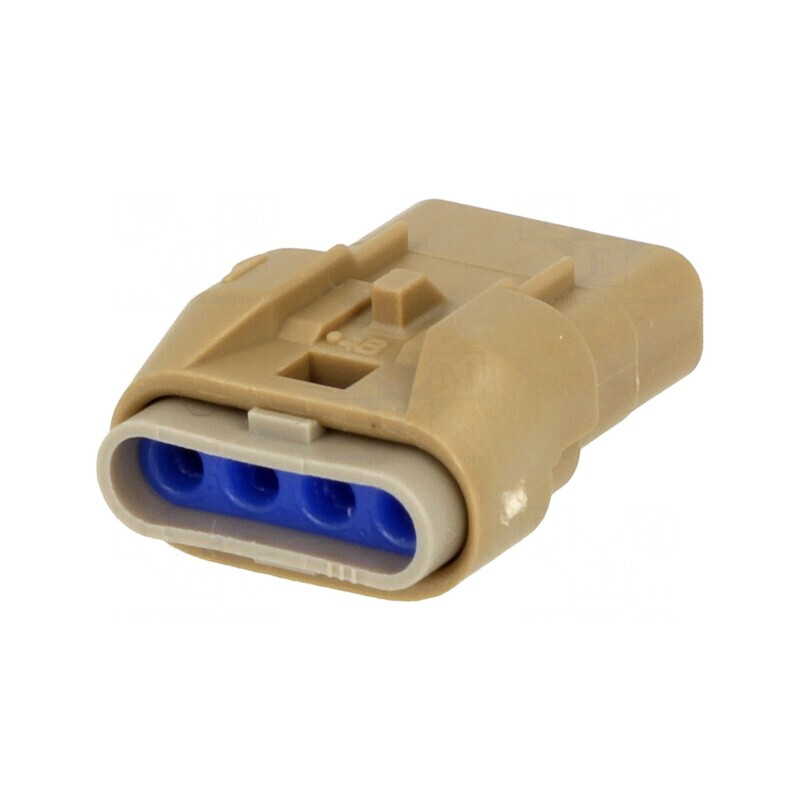 Conector cablu-cablu Mizu-P25 mamă 4 pini IP67 | Electronic-mag.ro | Componente Electronice