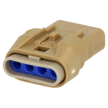 Conector cablu-cablu Mizu-P25 mamă 4 pini IP67 | Electronic-mag.ro | Componente Electronice