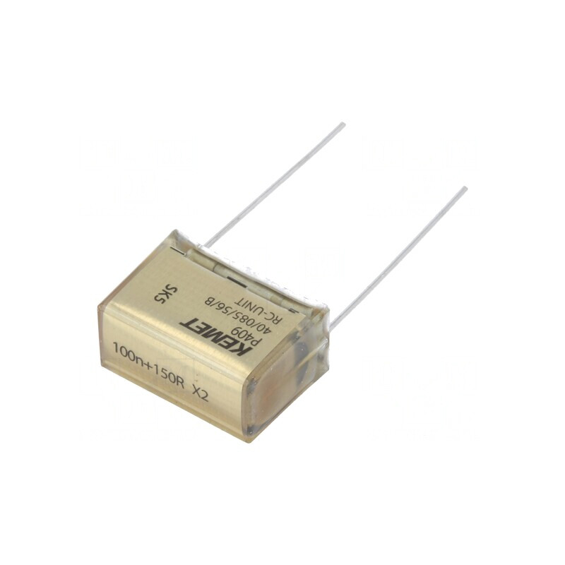 Condensator de Hârtie X2 100nF 275VAC THT | Electronic-mag.ro | Componente Electronice