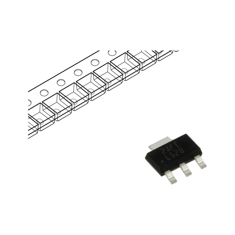 Stabilizator de Tensiune LDO 3.3V 1A SOT223 | Electronic-mag.ro | Componente Electronice Stabilizator de Tensiune LDO 3.3V 1A SOT223 | Electronic-mag.ro | Componente Electronice