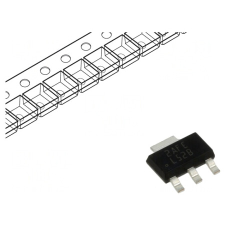 Stabilizator de Tensiune LDO 3.3V 1A SOT223 | Electronic-mag.ro | Componente Electronice