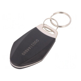 Breloc RFID Negru 125kHz Metal și Plastic