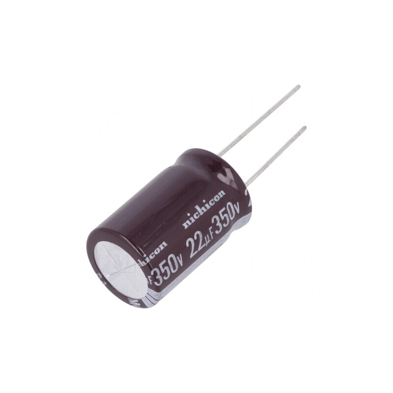 Condensator electrolitic low ESR THT 22uF 350V Ø16x25mm | Electronic-mag.ro | Componente Electronice