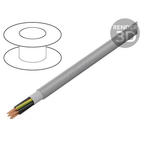 Cablu de control ÖLFLEX® CHAIN 809 2x1mm2 PVC Gri Cu | Electronic-mag.ro | Componente Electronice