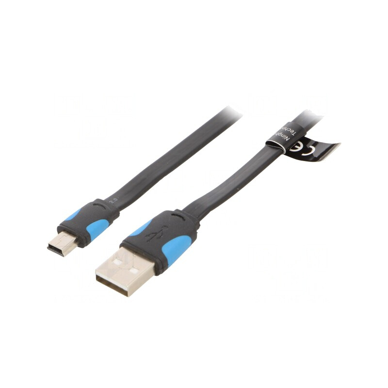 Cablu USB 2.0 A la Mini B 2m | Electronic-mag.ro | Componente Electronice