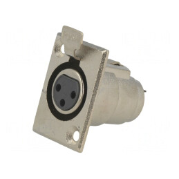 Soclu XLR Mamă 3 Pin Standard | Electronic-mag.ro | Componente Electronice