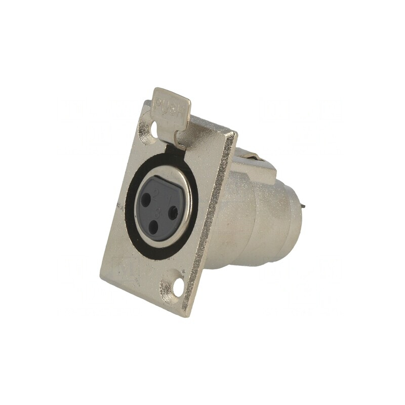 Soclu XLR Mamă 3 Pin Standard | Electronic-mag.ro | Componente Electronice
