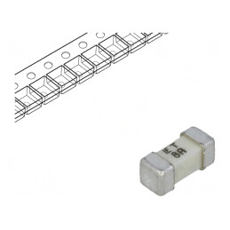 Siguranţă: siguranţă; întârziere; 8A; 72VAC; 75V; 60VDC; SMD; 454