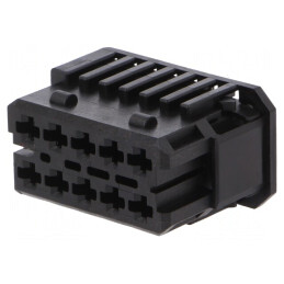 Mufă Auto MCP 2.8 Femelă 10 PIN Neagră | Electronic-mag.ro | Componente Electronice