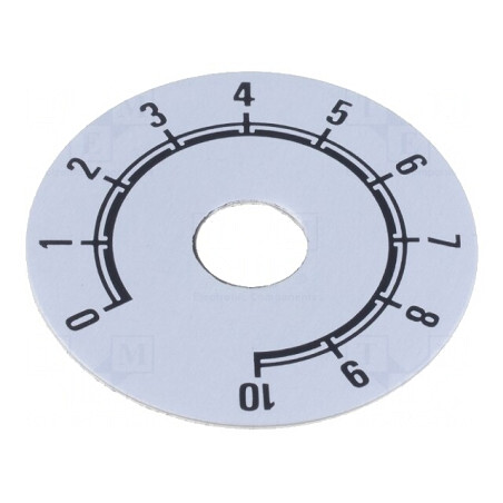 Scală Aluminiu Ø41mm Gama 0-10 | Electronic-mag.ro | Componente Electronice