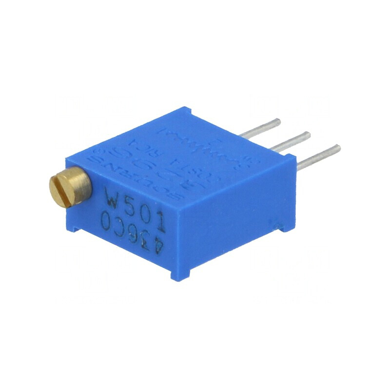 Potentiometru Multitura 500Ω 500mW THT ±10% | Electronic-mag.ro | Componente Electronice
