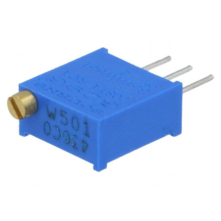 Potentiometru Multitura 500Ω 500mW THT ±10% | Electronic-mag.ro | Componente Electronice