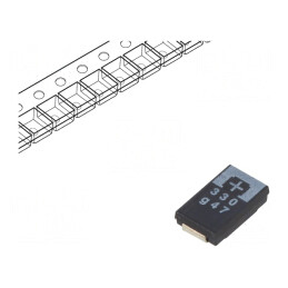 Condensator tantal-polimer 330uF 4V SMD | Electronic-mag.ro | Componente Electronice