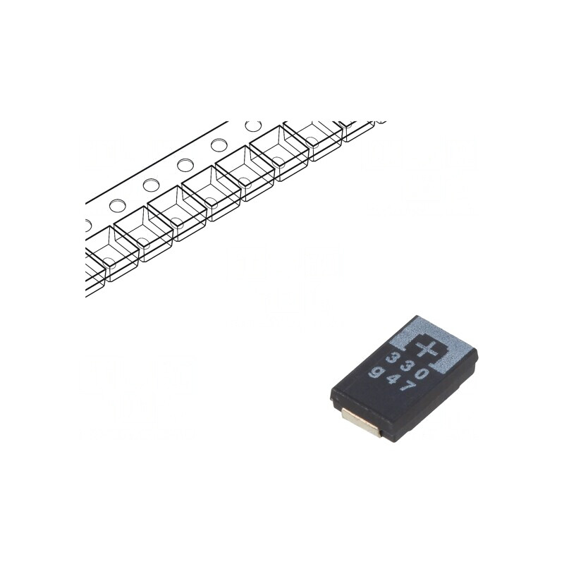 Condensator tantal-polimer 330uF 4V SMD | Electronic-mag.ro | Componente Electronice