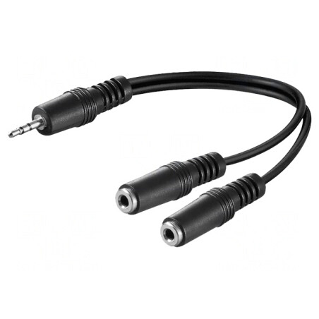 Cablu Audio Jack 3,5mm 0,2m | Electronic-mag.ro | Componente Electronice