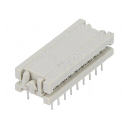 Adaptor IDC 18 PIN 7.62mm pentru Cablu Bandă 1.27mm | Electronic-mag.ro | Componente Electronice