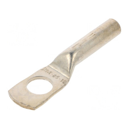 Vârf Inelar Tubular M12 25mm2 Cupru Crimpat | Electronic-mag.ro | Componente Electronice