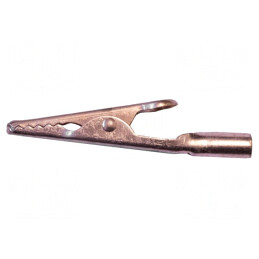 Bornă crocodil 10A max. 7,9mm | Electronic-mag.ro | Componente Electronice
