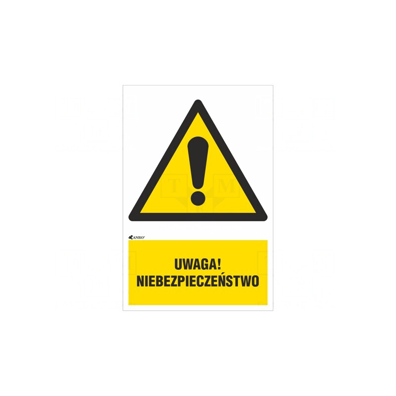 Indicator de Avertizare PVC 200x300mm | Electronic-mag.ro | Componente Electronice